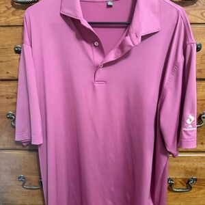 Peter Millar Pink Men's Polo Shirt and 2 BCG Golf Shirts